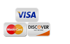 We accept all major credit cards